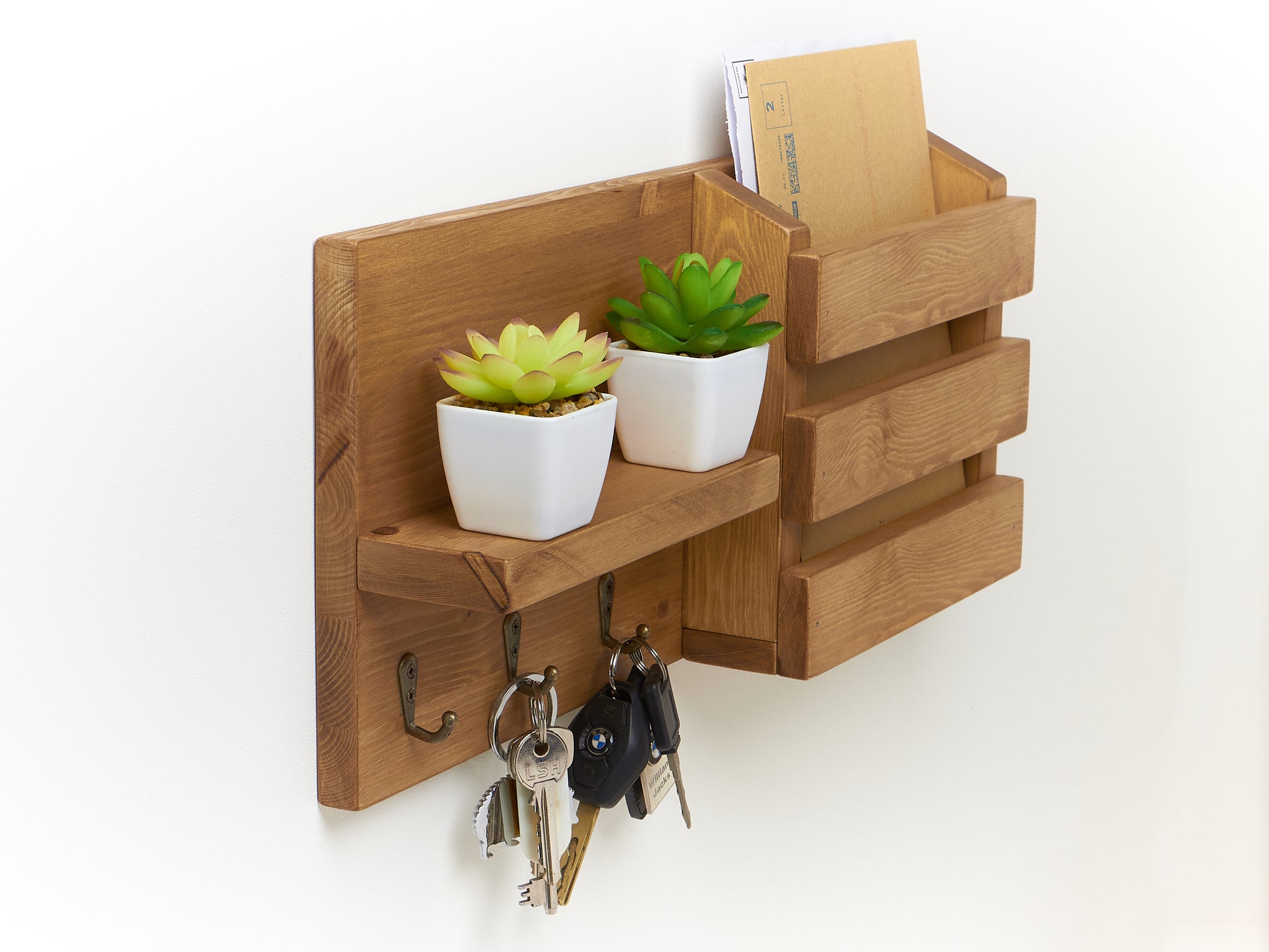 Key & Letter Holder with Shelf – That Woodhouse Mouse