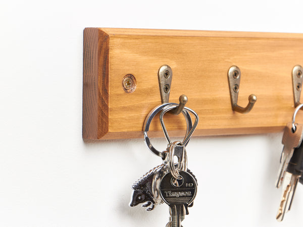 Rustic Style Key Hooks