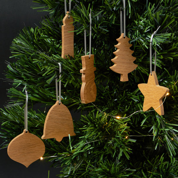 Hardwood Christmas Tree Decorations