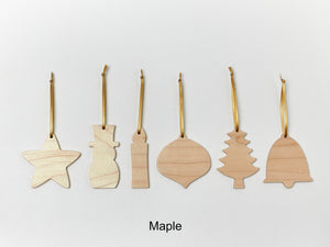 Hardwood Christmas Tree Decorations