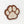3D-effect Wood Engraved Paw Print, made with Walnut & Maple hardwoods