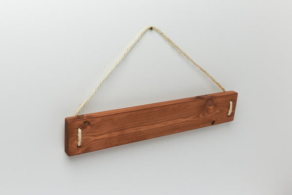 Blank Rustic Rope Wooden Sign