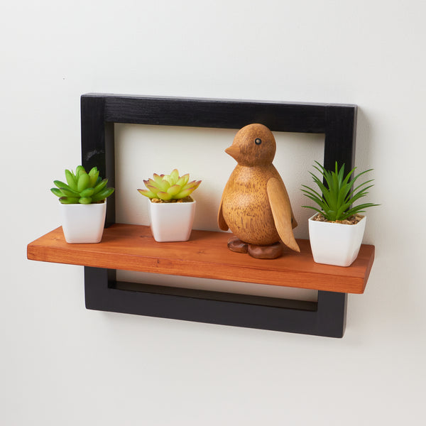 Rustic Wooden Frame Shelf