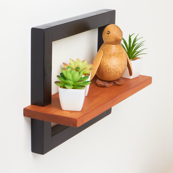 Rustic Wooden Frame Shelf