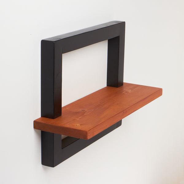 Rustic Wooden Frame Shelf