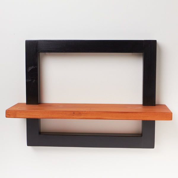 Rustic Wooden Frame Shelf