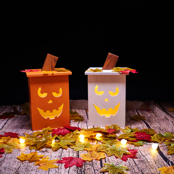 Wooden Pumpkin Boxes