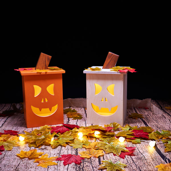 Wooden Pumpkin Boxes