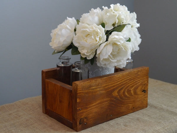 Rustic Wooden Centerpiece Box