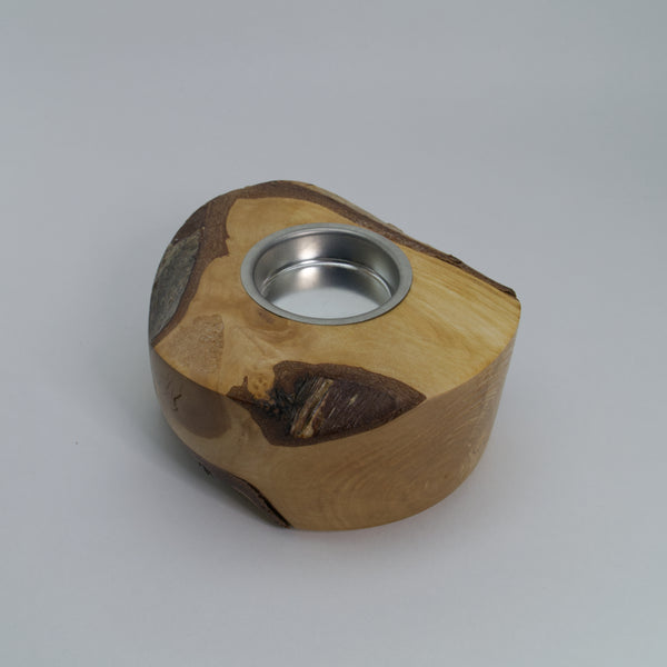 Live-Edge Birch Tealight Holder