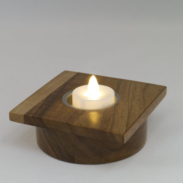 Walnut Tealight Holder