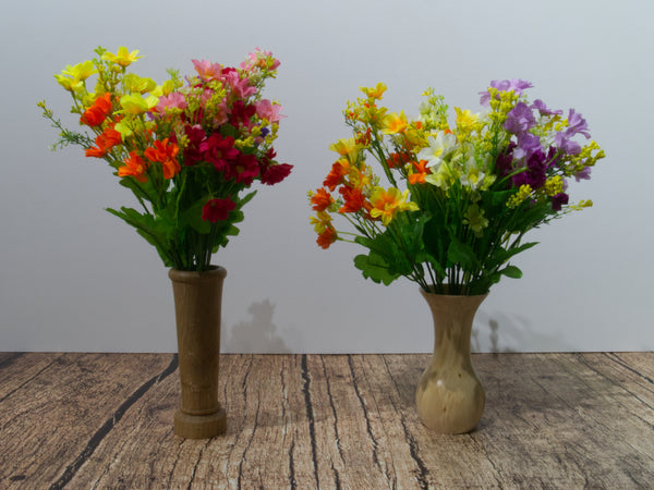 Wooden Dried Flower Vase